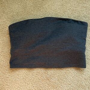 P’Tula bare strapless crop size small in Smokey blue